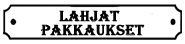 Lahjapakkauksia